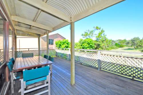 Deck (The shade now covers all of the deck)
